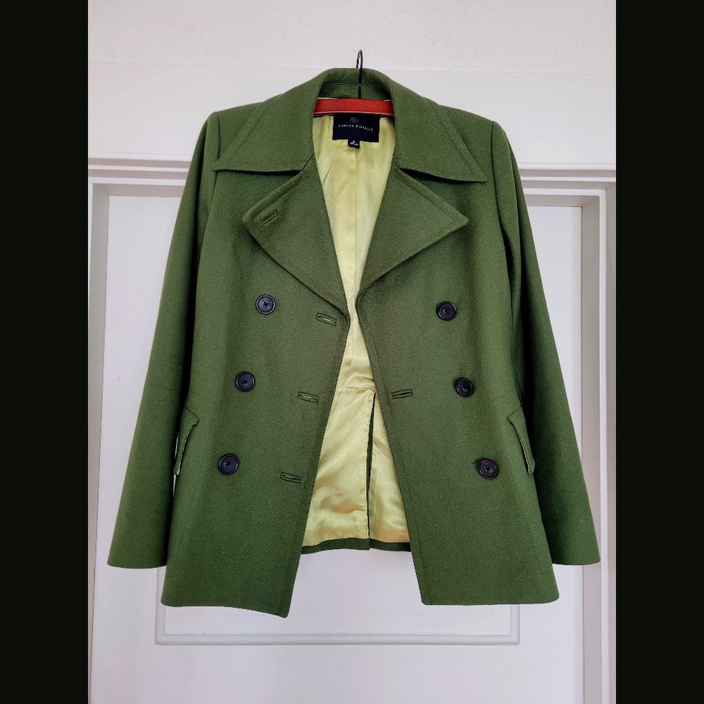 Banana Republic Wool Pea Coat Small